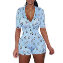 Women Short Romper Jumpsuit Sleepwear