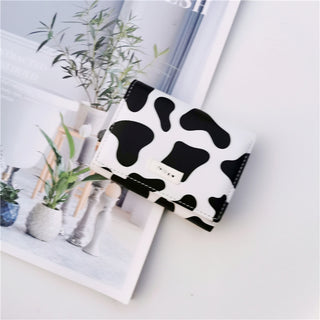 Women Cow Printed Mini-Wallet