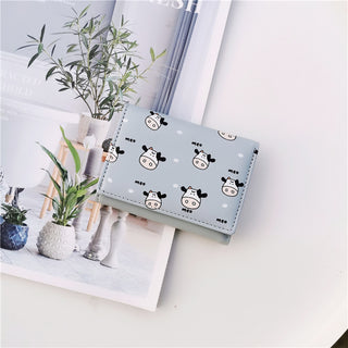 Buy blue Women Cow Printed Mini-Wallet