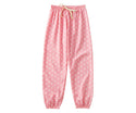 Girls Polk-a-dotted Elasticated Pants