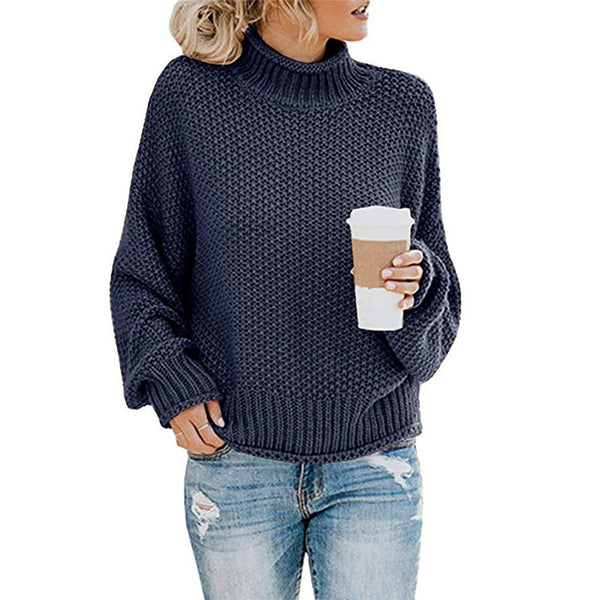 Turtleneck Knitted Loose Sweater