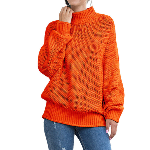 Turtleneck Knitted Loose Sweater