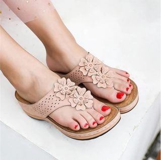 Women Casual Floral Platform Sandals