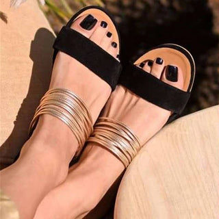 Buy black Women Fish Mouth Beach Sandal