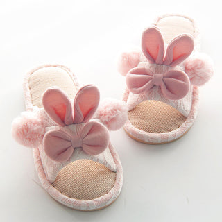 Buy pink Cotton Bunny Ear Plus Slip-on Comfort Shoes