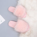 Fur Heart Strapped Slip-on Plush Comfort Shoes