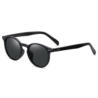 Buy black Round Frame Patterned and Plain Sunglasses