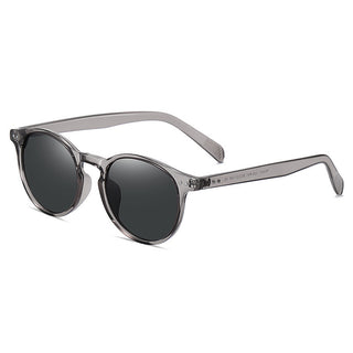 Buy gray Round Frame Patterned and Plain Sunglasses