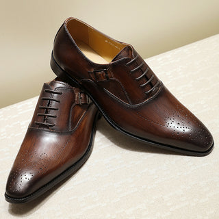 Buy brown Men&#39;s Business Formal Dress High-End Shoes