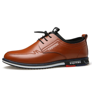 Buy brown Men&#39;s Summer Real Leather Shoes