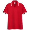 Men Solid Stand-up Collar Polo Shirt