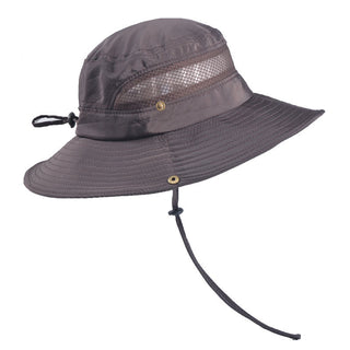 Buy brown Unisex Summer Fishing Hat