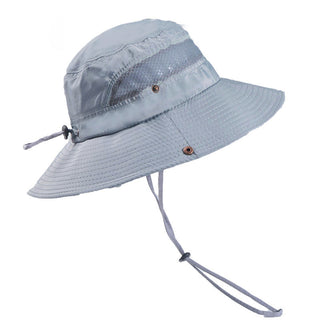 Buy gray Unisex Summer Fishing Hat