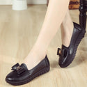 Women's Fashion Soft Leather Flat Shoes