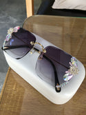 Rhinestone Gradient Luxury Sunglasses