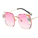 Rhinestone Gradient Luxury Sunglasses