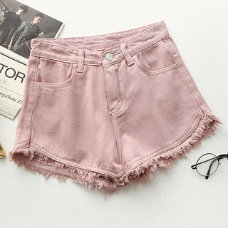 Buy pink Women Short Denim Jeans