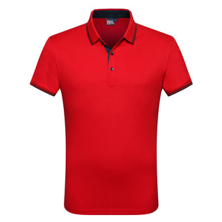 Men Short Sleeved Business Polo Shirts