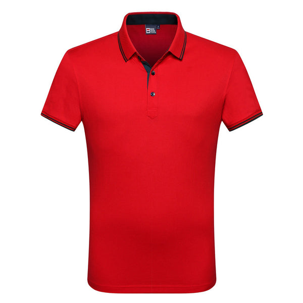 Men Short Sleeved Business Polo Shirts