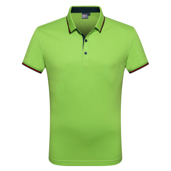 Men Short Sleeved Business Polo Shirts