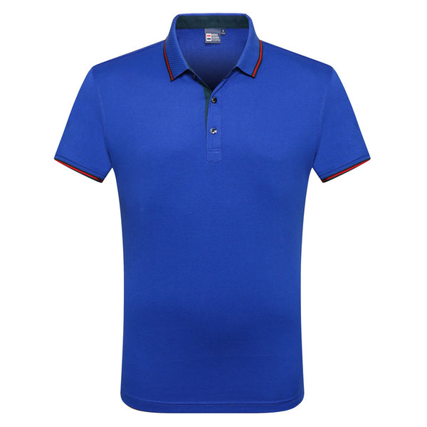 Men Short Sleeved Business Polo Shirts