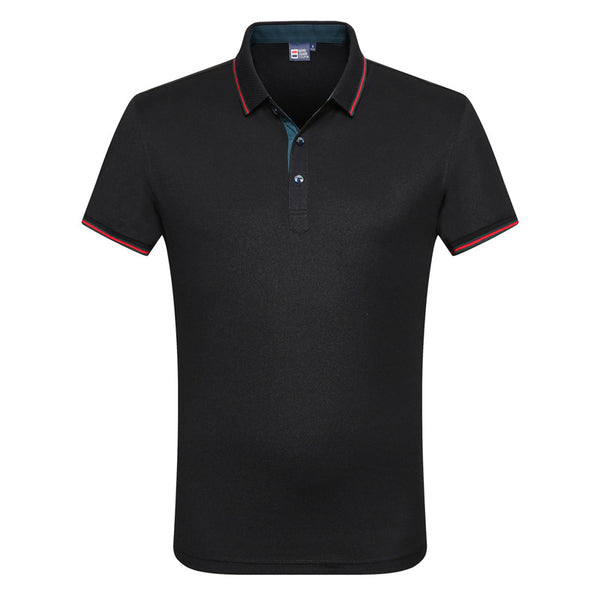 Men Short Sleeved Business Polo Shirts