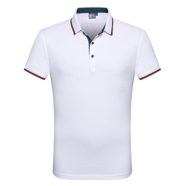 Men Short Sleeved Business Polo Shirts