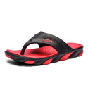 Men Contrast Colored Flip Flop Sandals