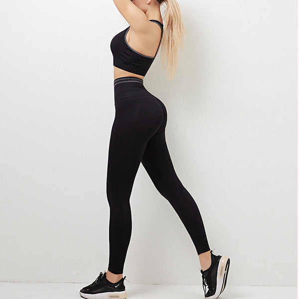 Women Workout Activewear Sports-Bra Outfit Leggings