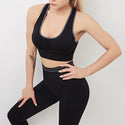 Women Workout Activewear Sports-Bra Outfit Leggings