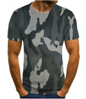 Men 3D Digital Printing Camouflage T-Shirt