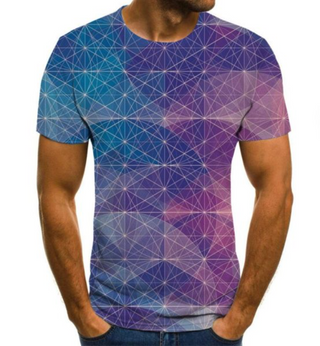 Men 3D Digital Printing Camouflage T-Shirt