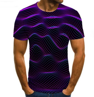 Buy h Men 3D Digital Printing Camouflage T-Shirt