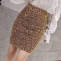 Women High Waist Slim Hip Skirt