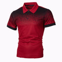 Men 3D Printed Polo Shirt