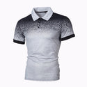 Men 3D Printed Polo Shirt