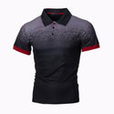 Men 3D Printed Polo Shirt