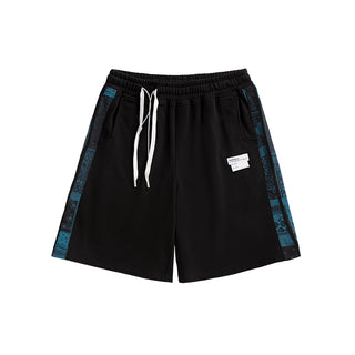 Men Ethnic Style Side Striped Shorts