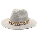 Casual Belted Solid Coloured Summer Hat