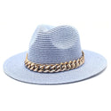 Casual Belted Solid Coloured Summer Hat