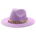 Casual Belted Solid Coloured Summer Hat