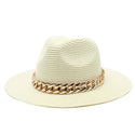 Casual Belted Solid Coloured Summer Hat