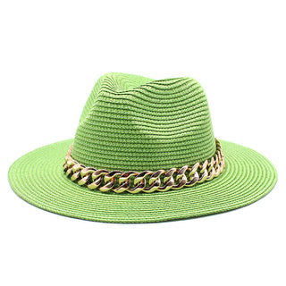 Buy green Casual Belted Solid Coloured Summer Hat