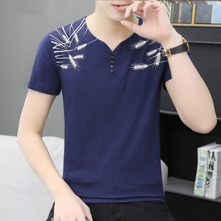 Men Short Sleeve Cotton T-Shirts