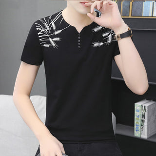 Men Short Sleeve Cotton T-Shirts