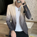 Men Slim Fit Casual Fashion Trend Blazer