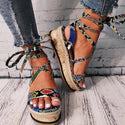 Women Roman High-Strapped Sandals