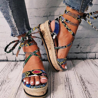 Buy blue Women Roman High-Strapped Sandals