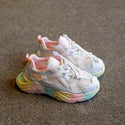 Hollow Mesh Lightweight Multicolored Shoes