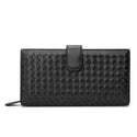 Women Sheepskin Woven Wallet